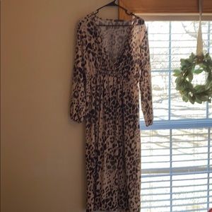Animal print dress